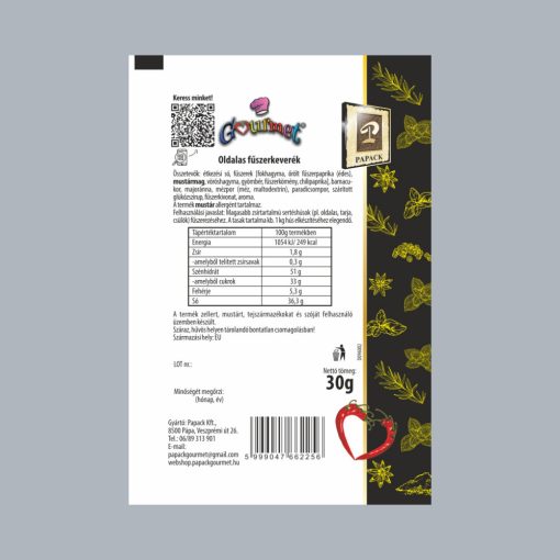 Oldalas fűszerkeverék Kt