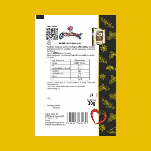 Vadak fűszerkeverék Kt