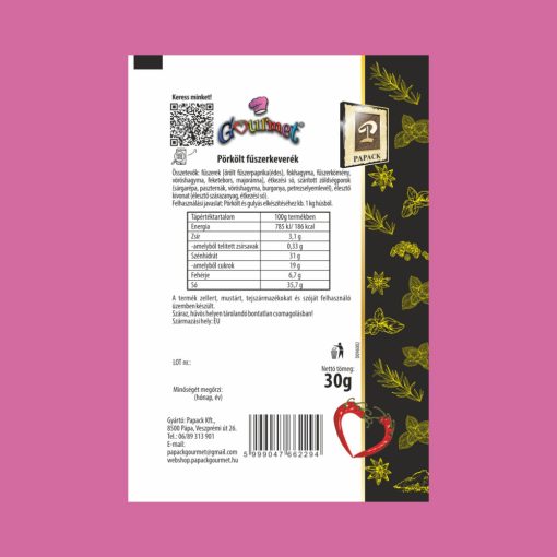 Pörkölt fűszerkeverék Kt