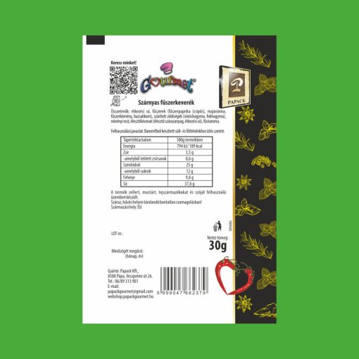 Szárnyas fűszerkeverék Kt