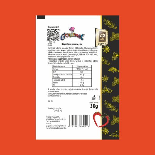 Kínai fűszerkeverék Kt