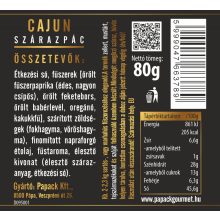 Cajun fémdobozos szárazpác