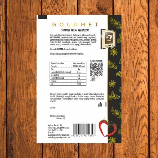 Summer Fresh  fémdobozos szárazpác