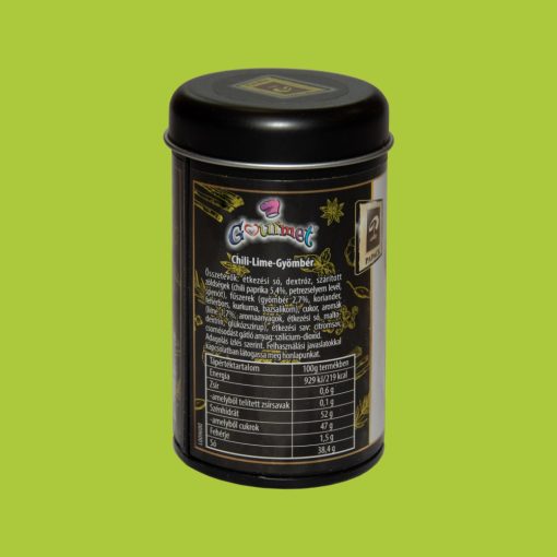 Chili-Lime-Gyömbér fémdobozos fkev.