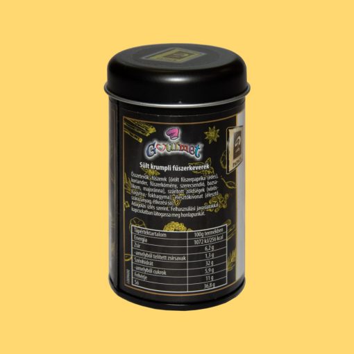 Sült krumpli fémdobozos fkev.